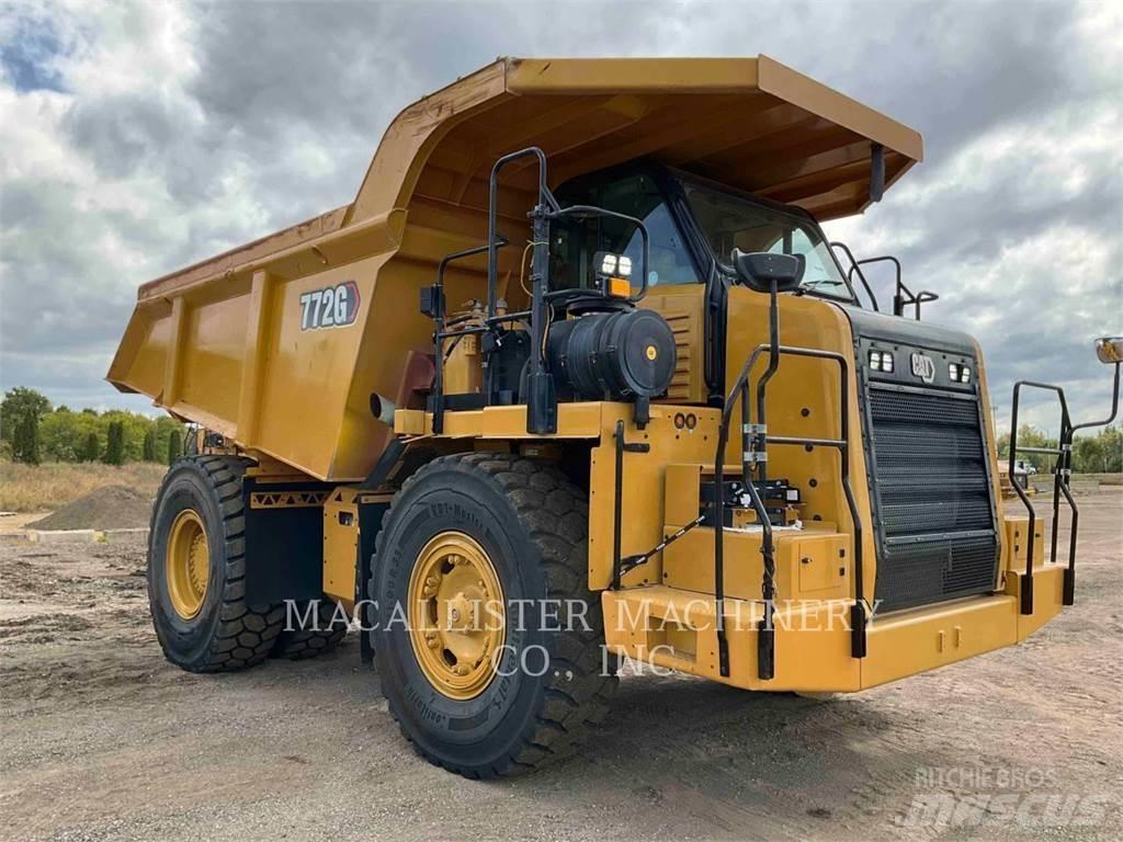 CAT 772G Belden kirma kaya kamyonu