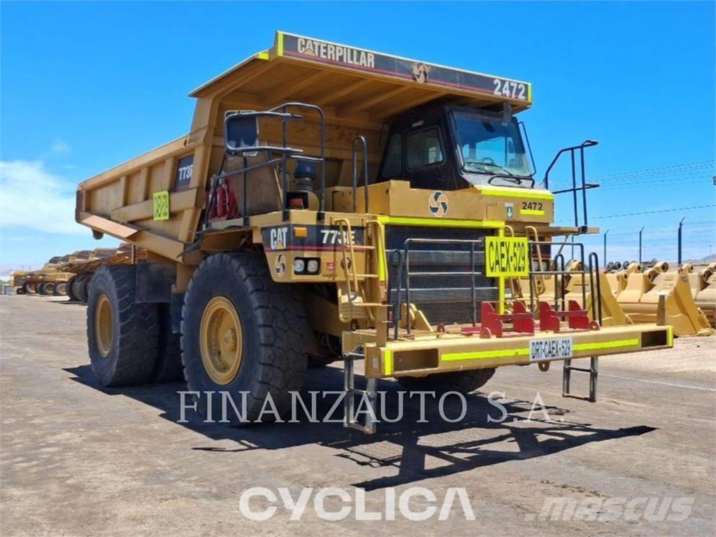 CAT 773E Belden kirma kaya kamyonu