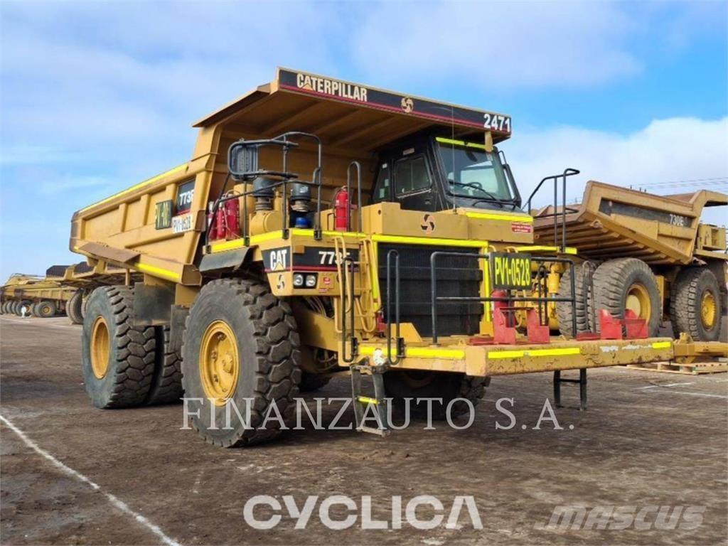 CAT 773E Belden kirma kaya kamyonu