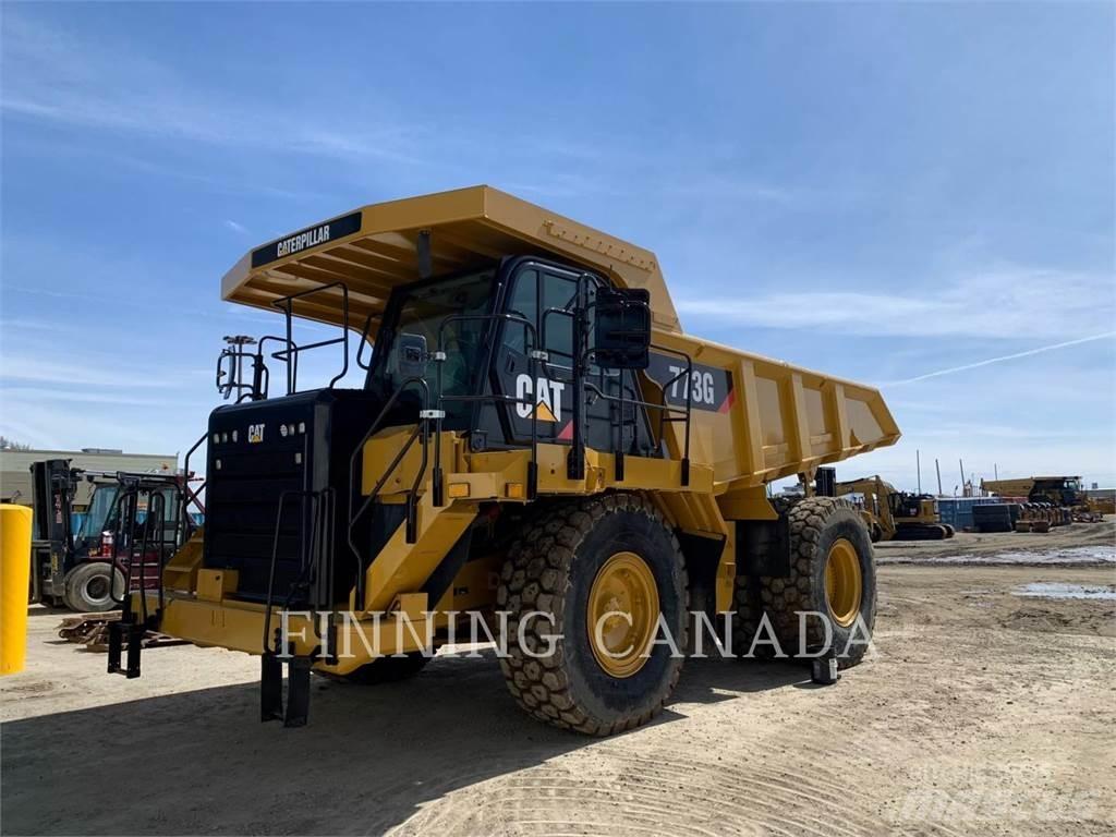 CAT 773G Belden kirma kaya kamyonu