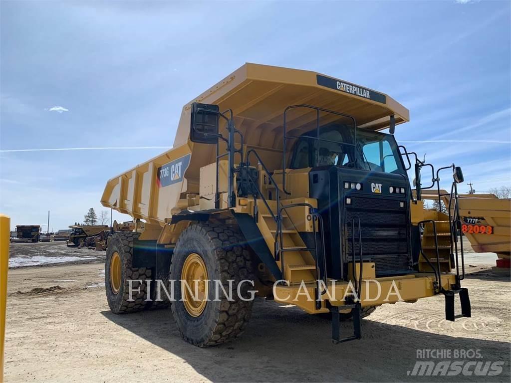 CAT 773G Belden kirma kaya kamyonu