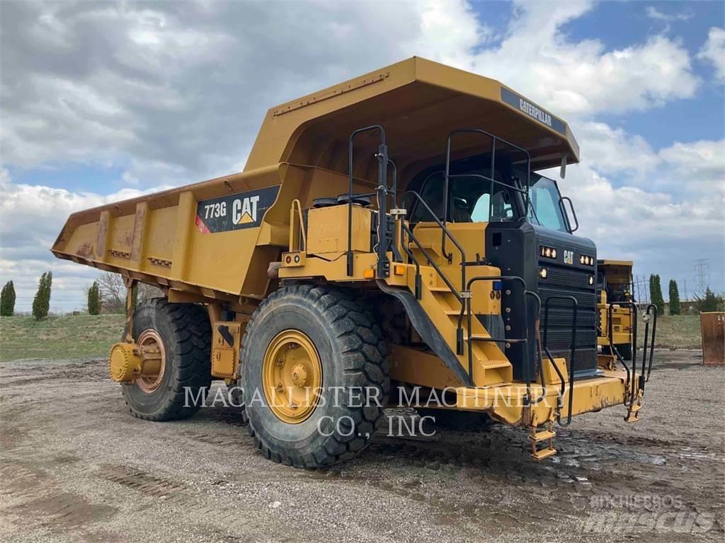 CAT 773G Belden kirma kaya kamyonu