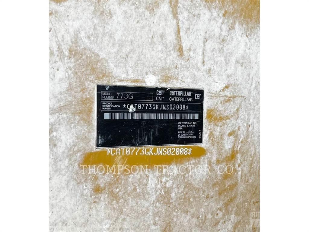 CAT 773G Belden kirma kaya kamyonu