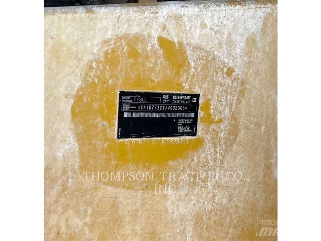 CAT 773G Belden kirma kaya kamyonu