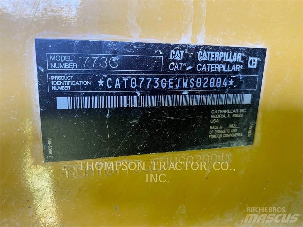 CAT 773G Belden kirma kaya kamyonu