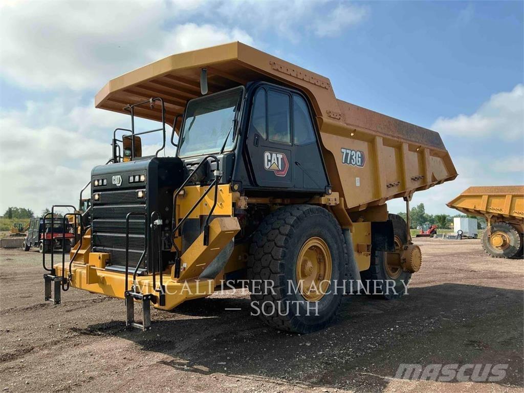 CAT 773G Belden kirma kaya kamyonu