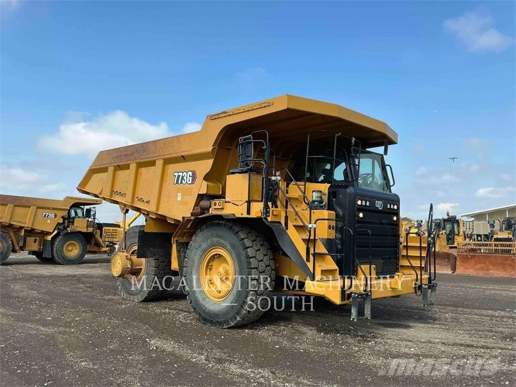 CAT 773G Belden kirma kaya kamyonu