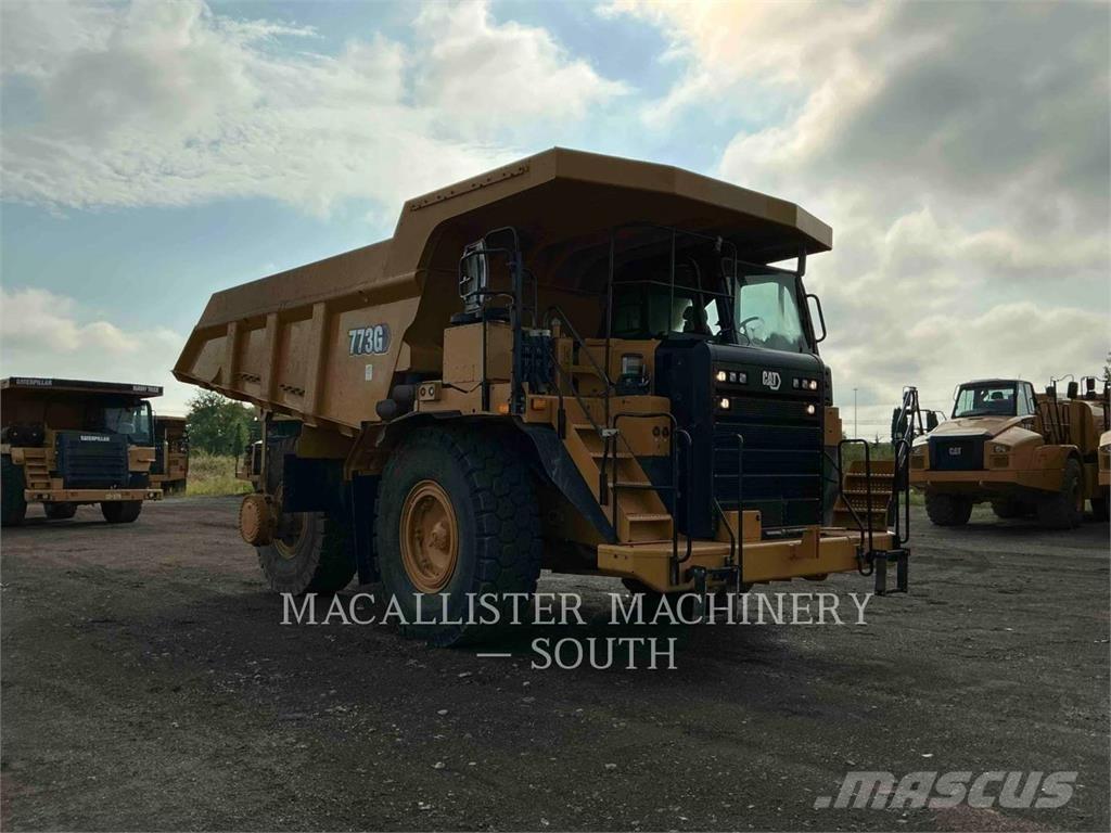 CAT 773G Belden kirma kaya kamyonu