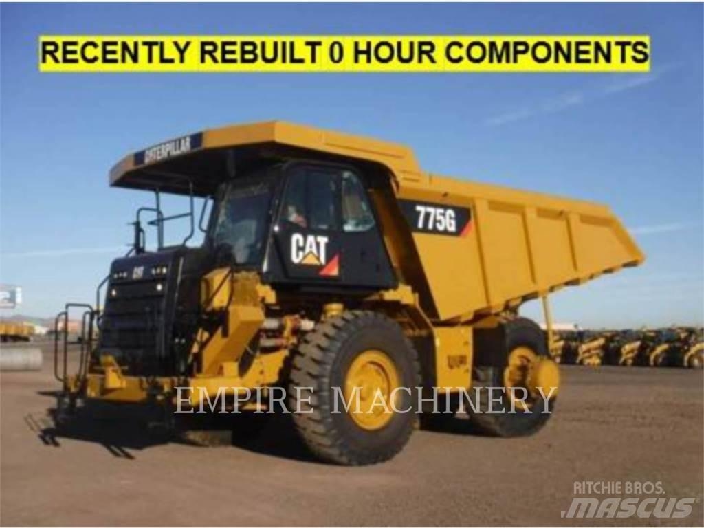 CAT 775G Belden kirma kaya kamyonu