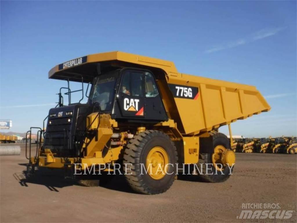 CAT 775G Belden kirma kaya kamyonu