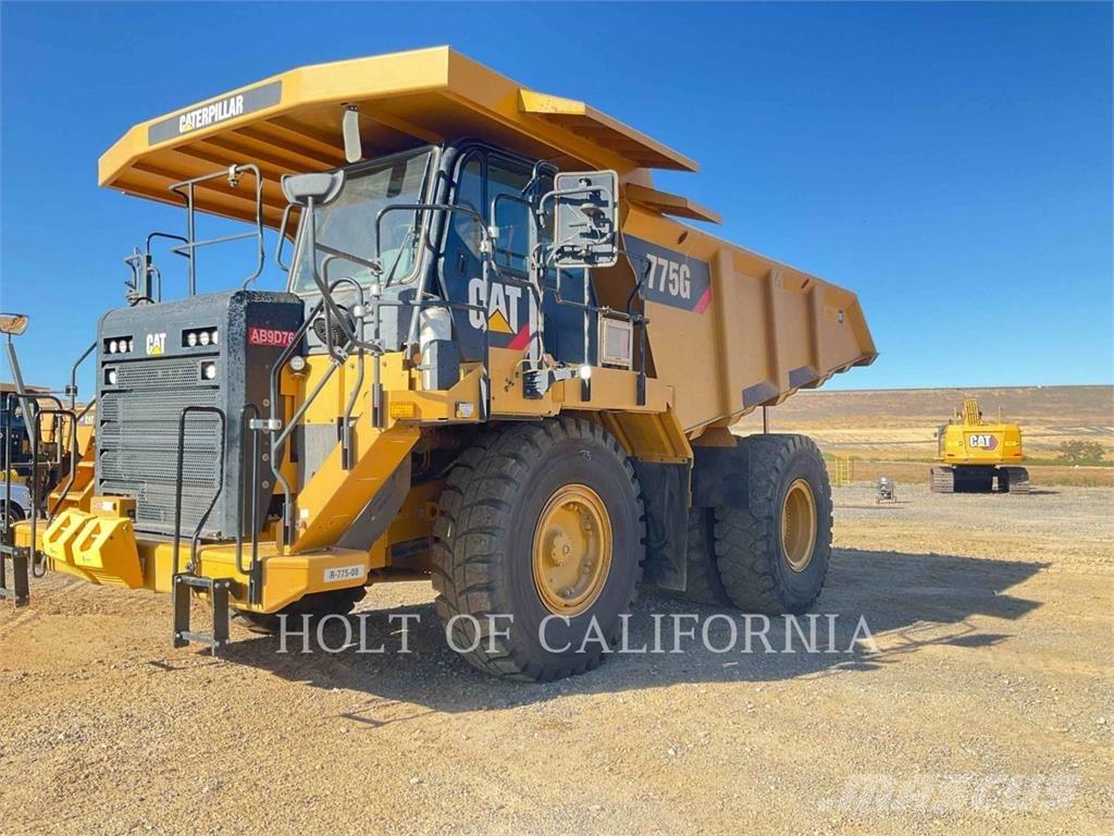 CAT 775G Belden kirma kaya kamyonu