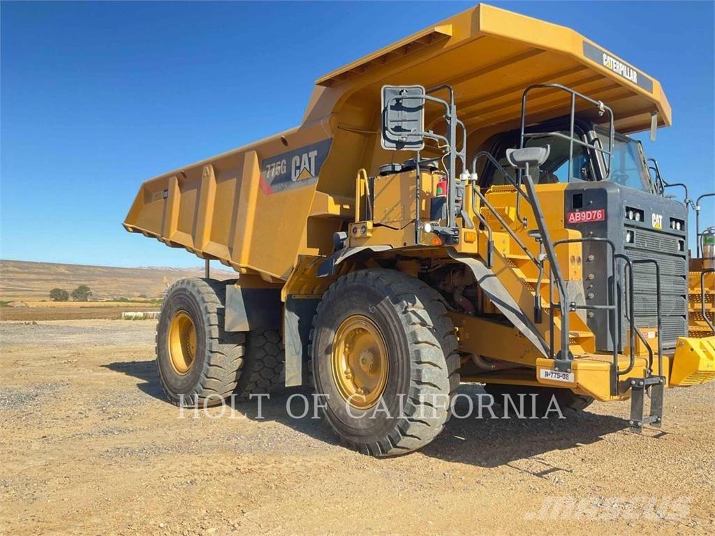 CAT 775G Belden kirma kaya kamyonu
