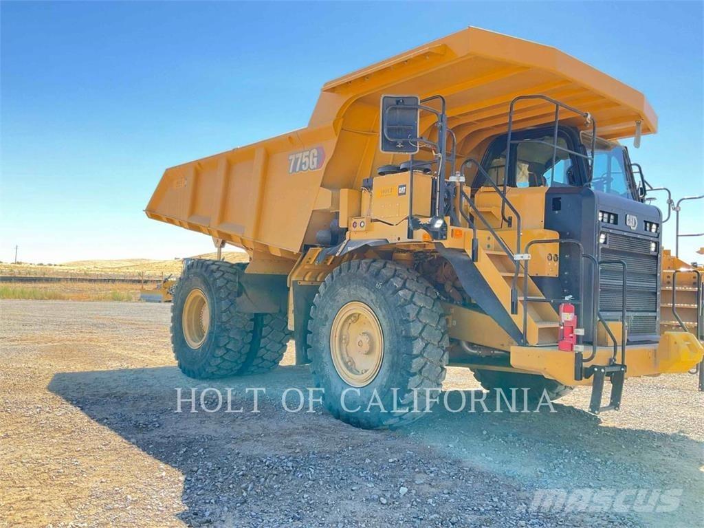 CAT 775G Belden kirma kaya kamyonu