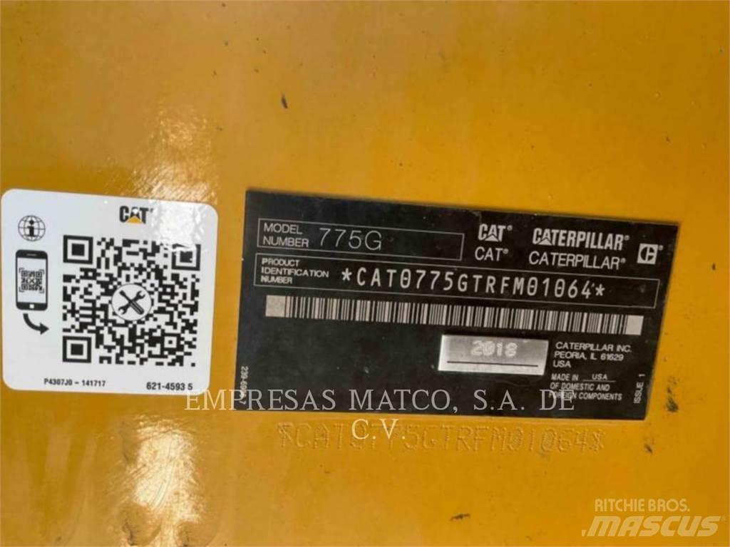 CAT 775GLRC Belden kirma kaya kamyonu