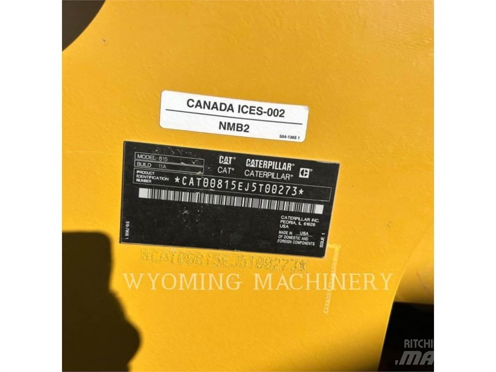 CAT 815 Zemin sıkıştırma makineleri