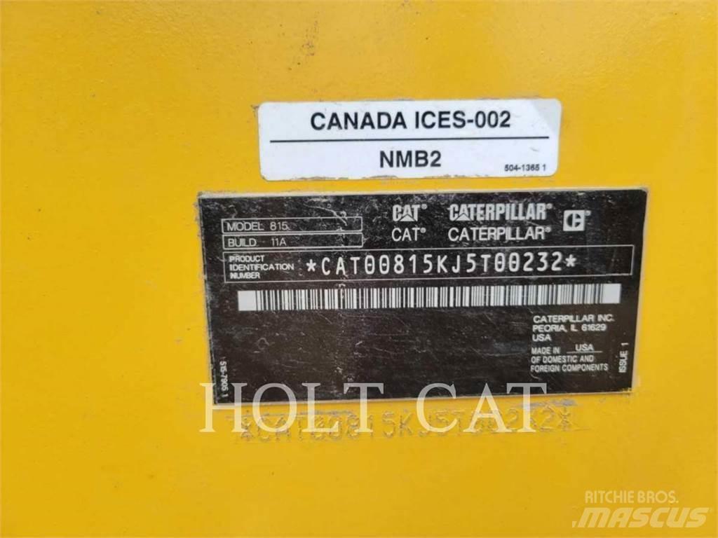 CAT 815 Zemin sıkıştırma makineleri