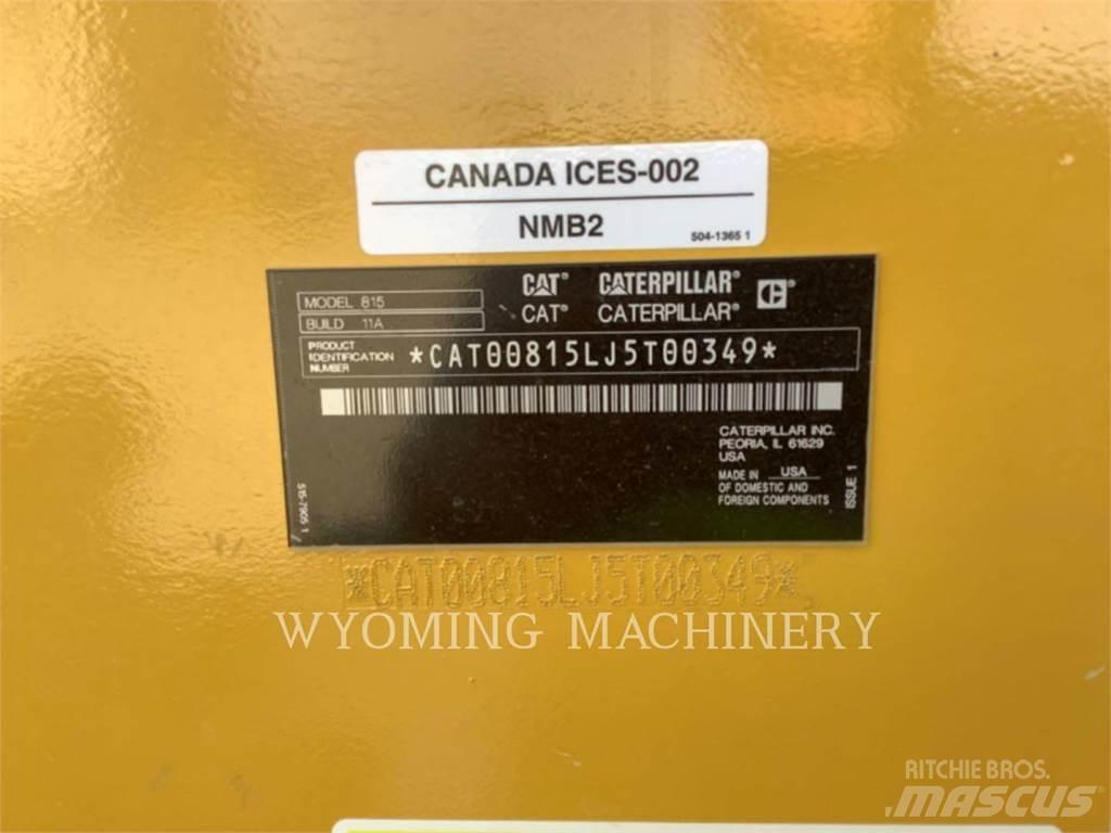 CAT 815 Zemin sıkıştırma makineleri