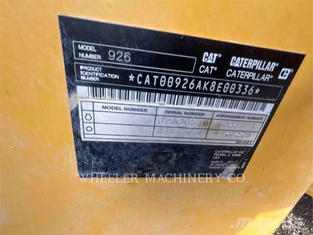 CAT 926 QC Tekerlekli yükleyiciler