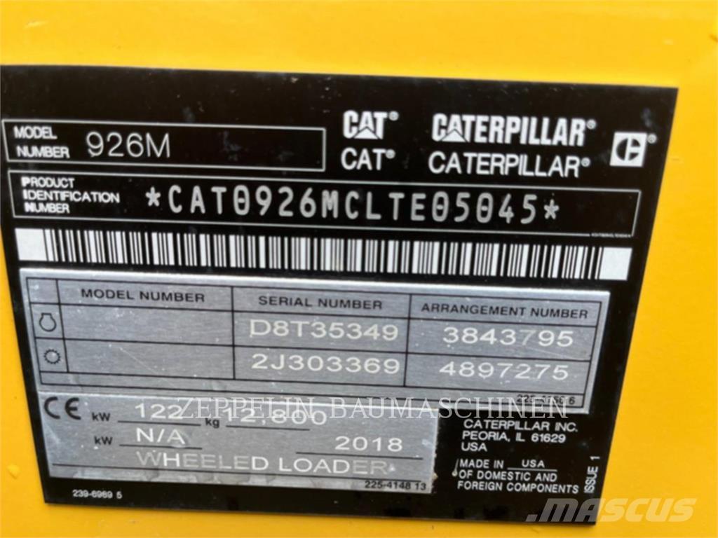 CAT 926M Tekerlekli yükleyiciler