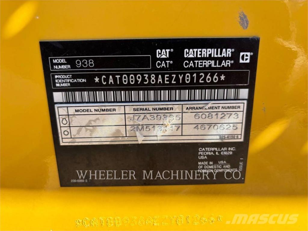 CAT 938 QC Tekerlekli yükleyiciler