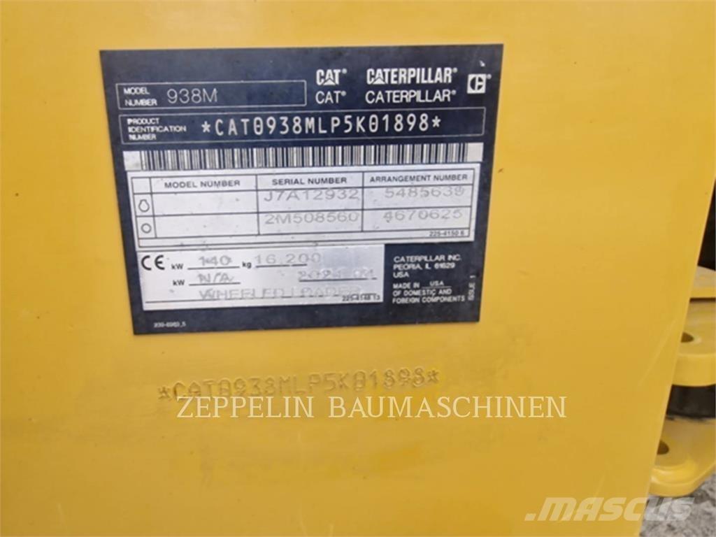 CAT 938M Tekerlekli yükleyiciler