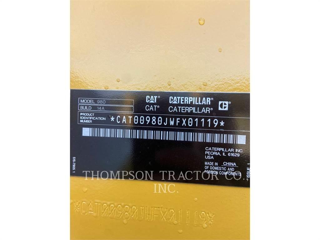 CAT 980 Tekerlekli yükleyiciler