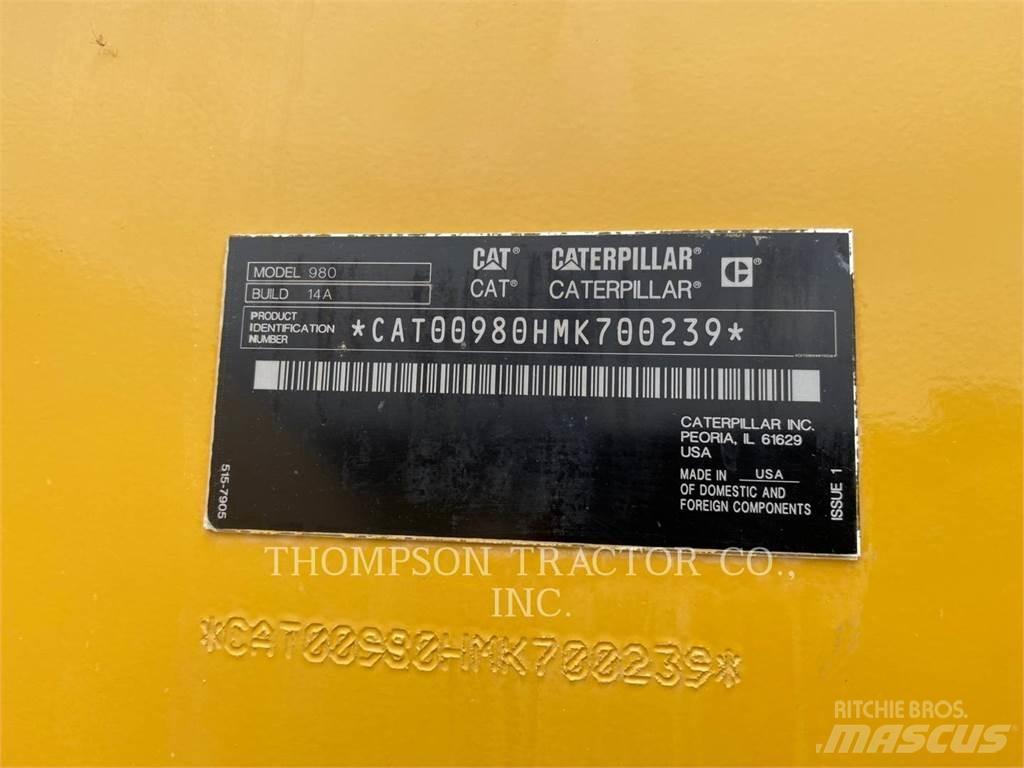 CAT 980 Tekerlekli yükleyiciler