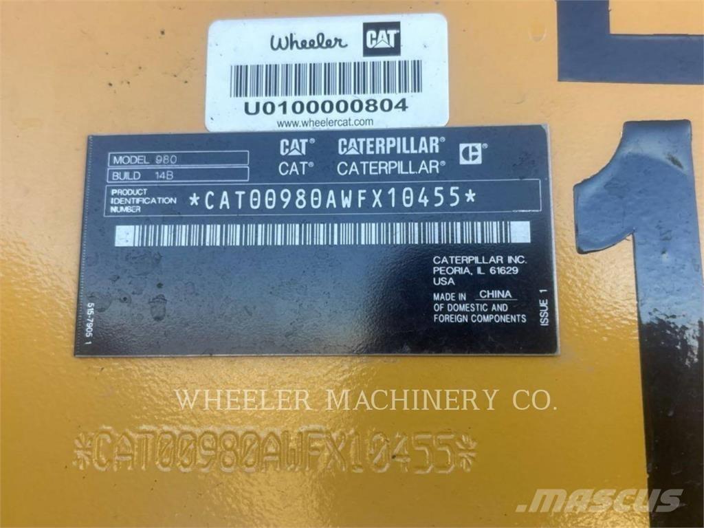 CAT 980 Tekerlekli yükleyiciler