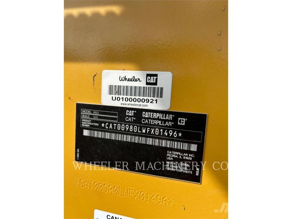 CAT 980 Tekerlekli yükleyiciler