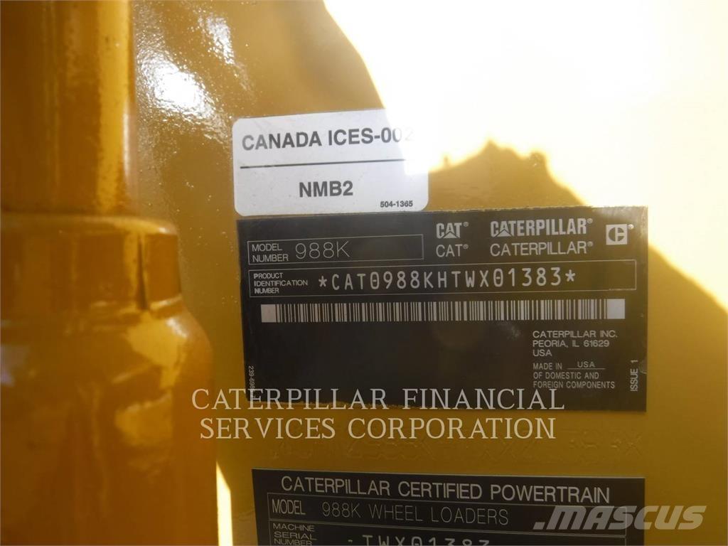 CAT 988K Tekerlekli yükleyiciler