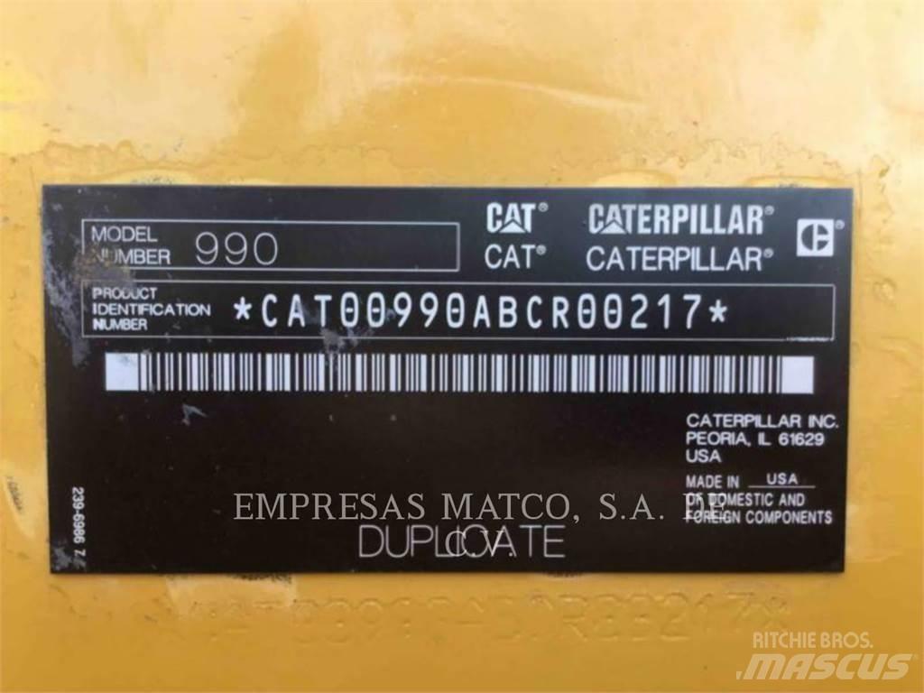 CAT 990 Tekerlekli yükleyiciler
