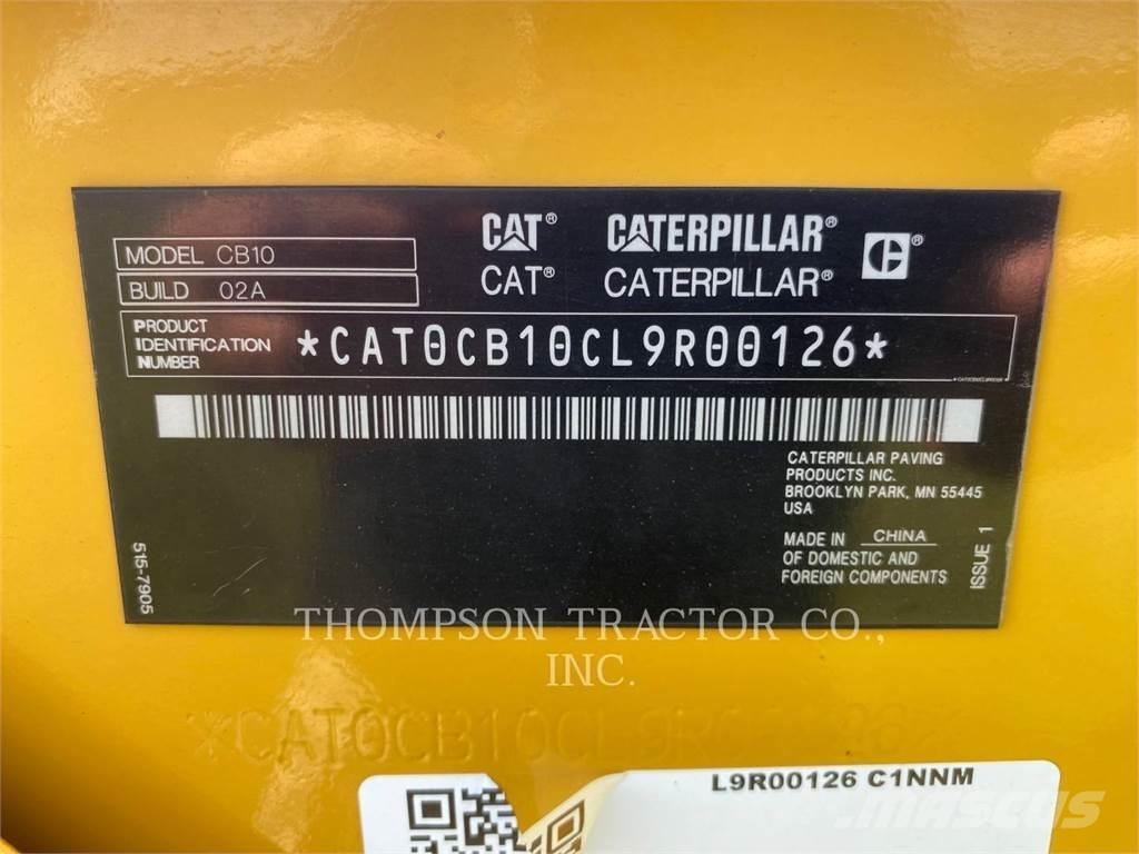 CAT CB 10 Çift tamburlu silindirler