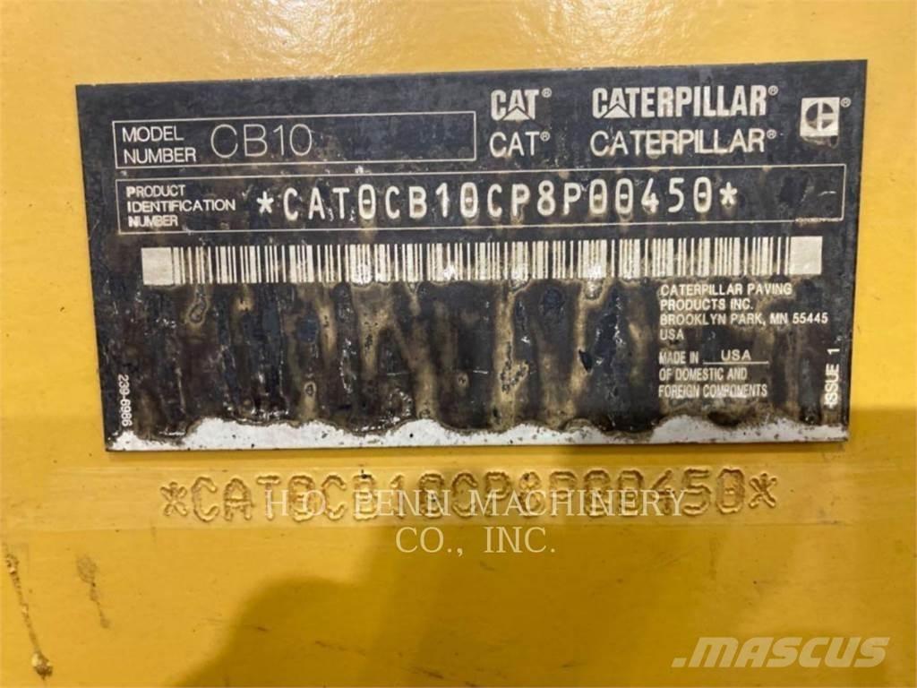 CAT CB 10 Çift tamburlu silindirler