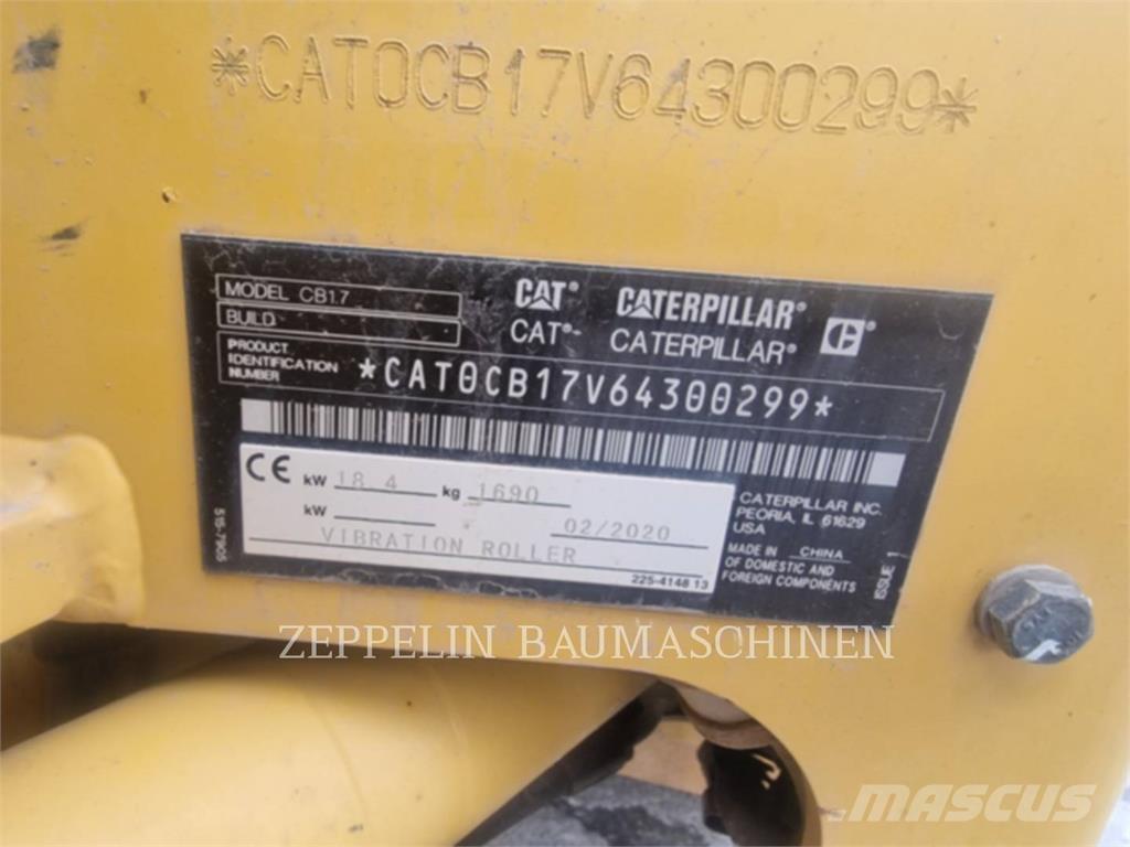 CAT CB1.7 Zemin sıkıştırma makineleri