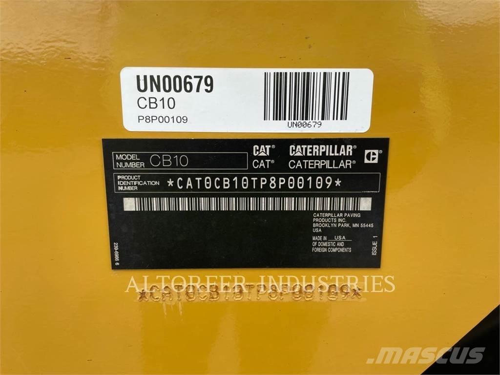 CAT CB10 Çift tamburlu silindirler
