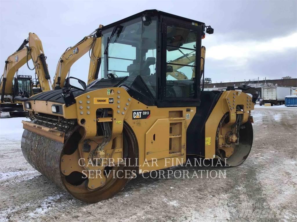 CAT CB13 Çift tamburlu silindirler