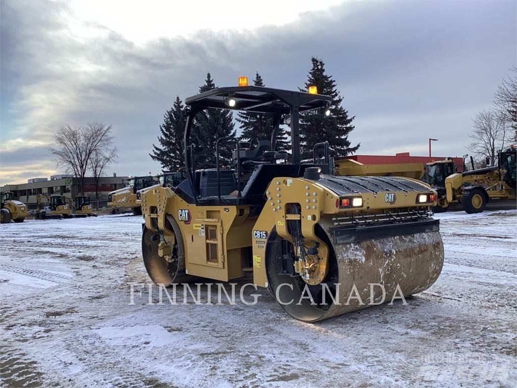 CAT CB15 Çift tamburlu silindirler