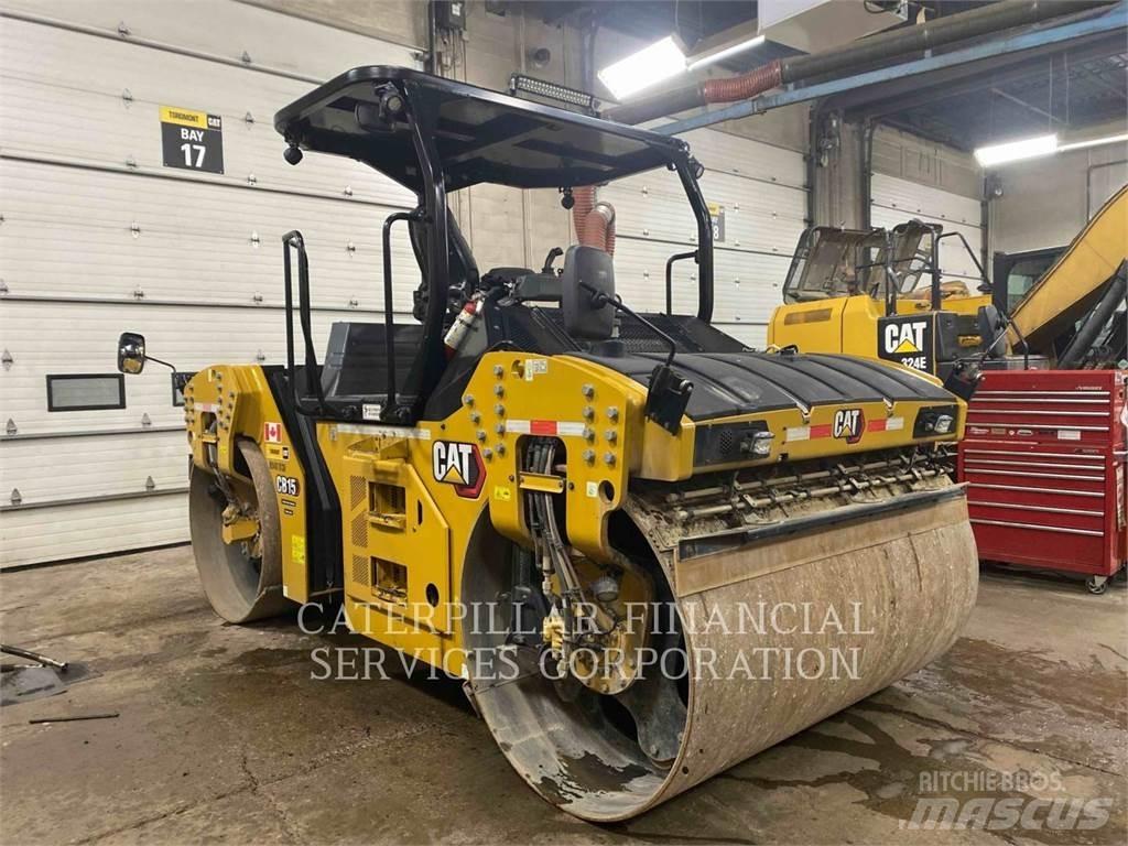 CAT CB15 Çift tamburlu silindirler