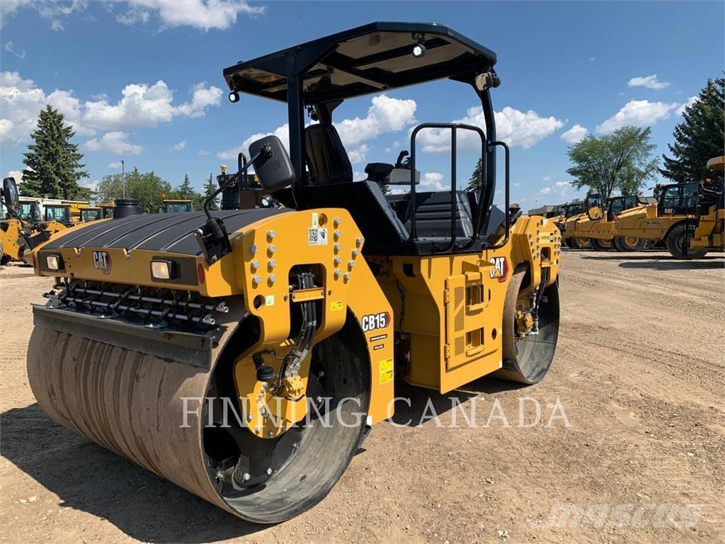 CAT CB15 Çift tamburlu silindirler