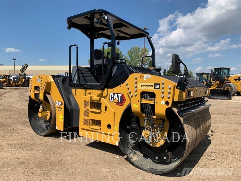 CAT CB15 Çift tamburlu silindirler
