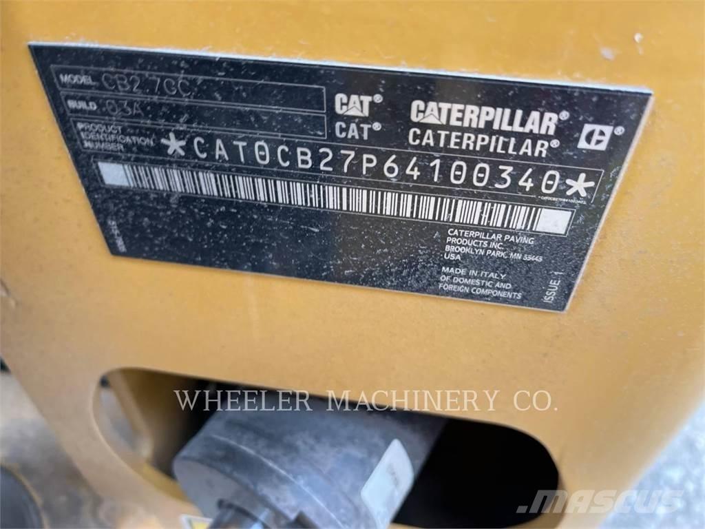CAT CB2.7 GC Çift tamburlu silindirler