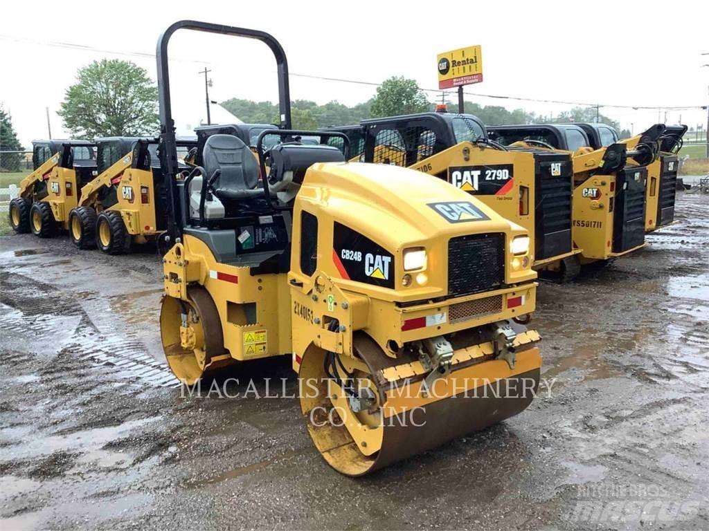 CAT CB24B Çift tamburlu silindirler