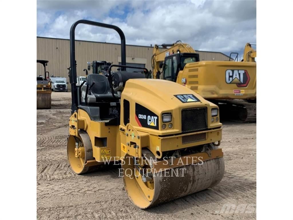 CAT CB24B Çift tamburlu silindirler