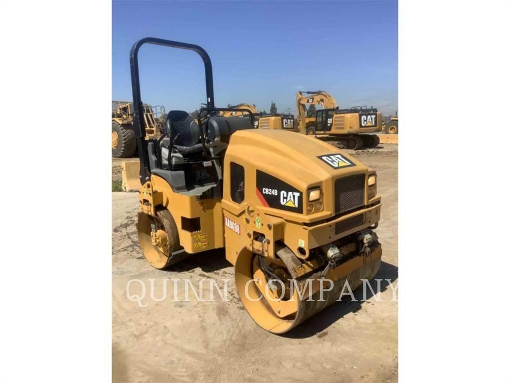 CAT CB24B Çift tamburlu silindirler