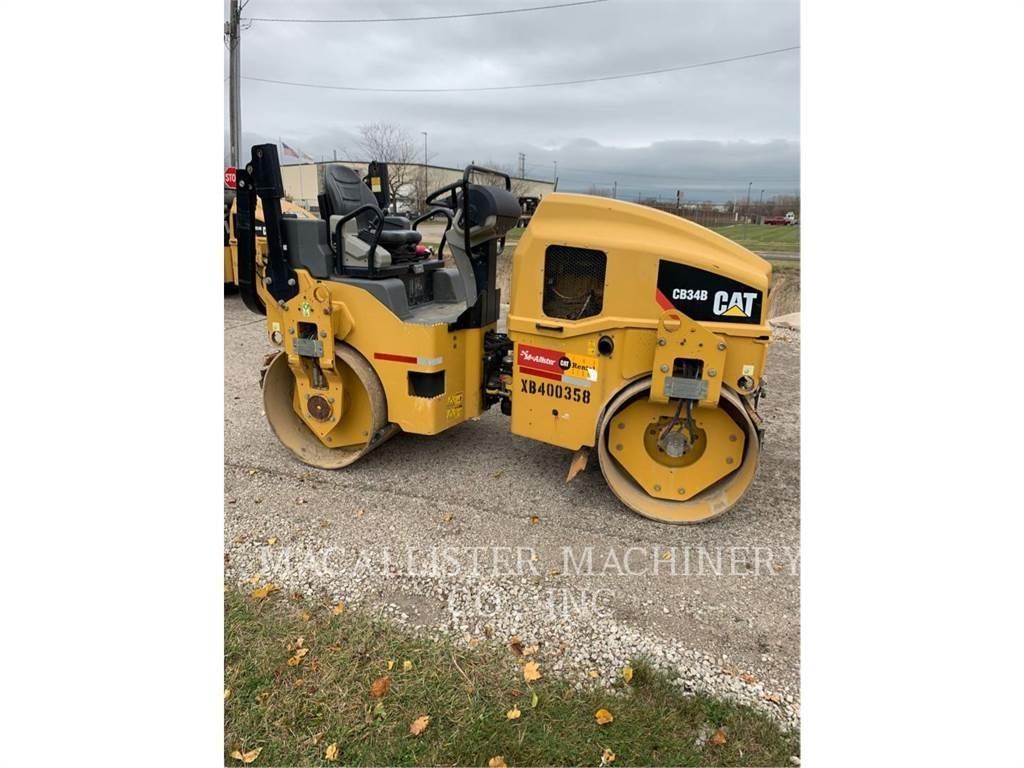 CAT CB34B Çift tamburlu silindirler