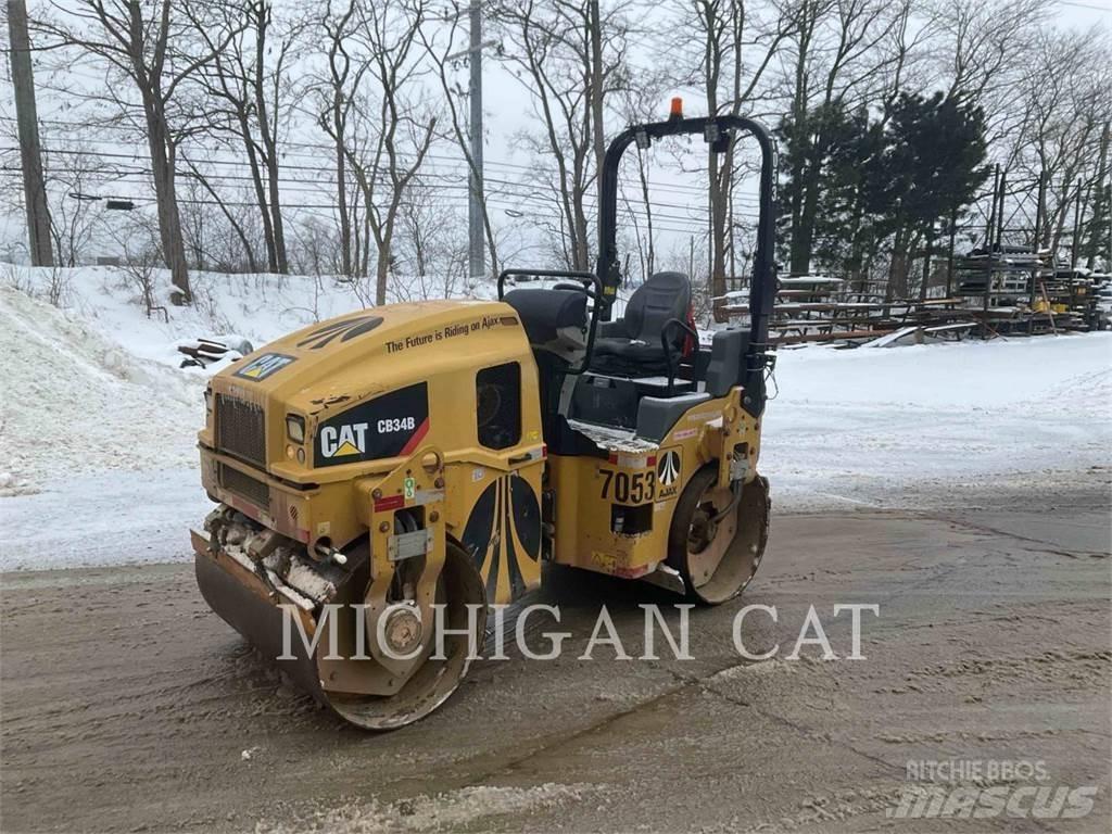 CAT CB34B Tek tamburlu silindirler