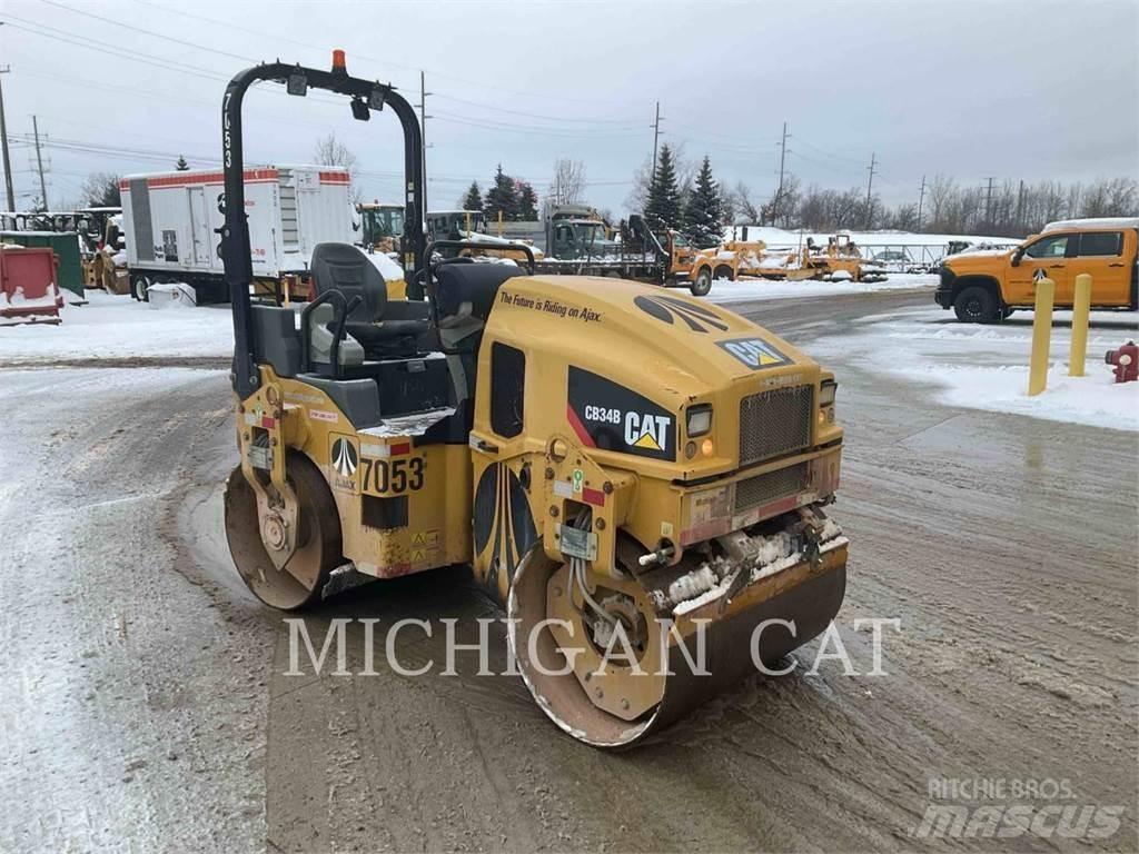 CAT CB34B Tek tamburlu silindirler
