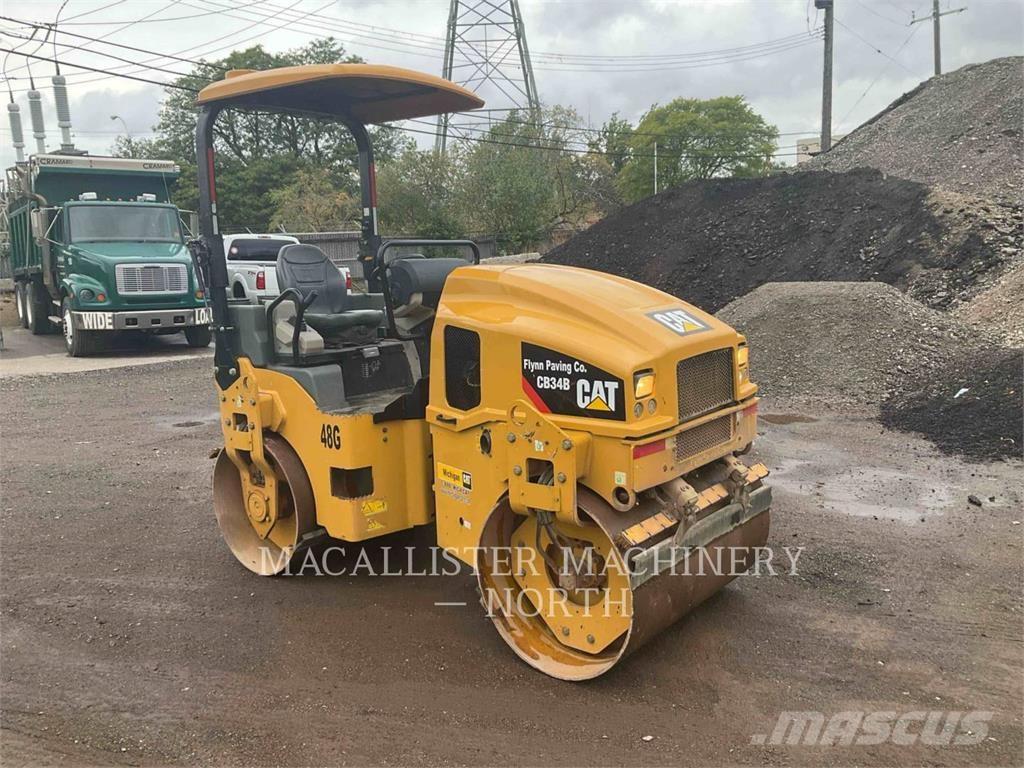 CAT CB34B Tek tamburlu silindirler