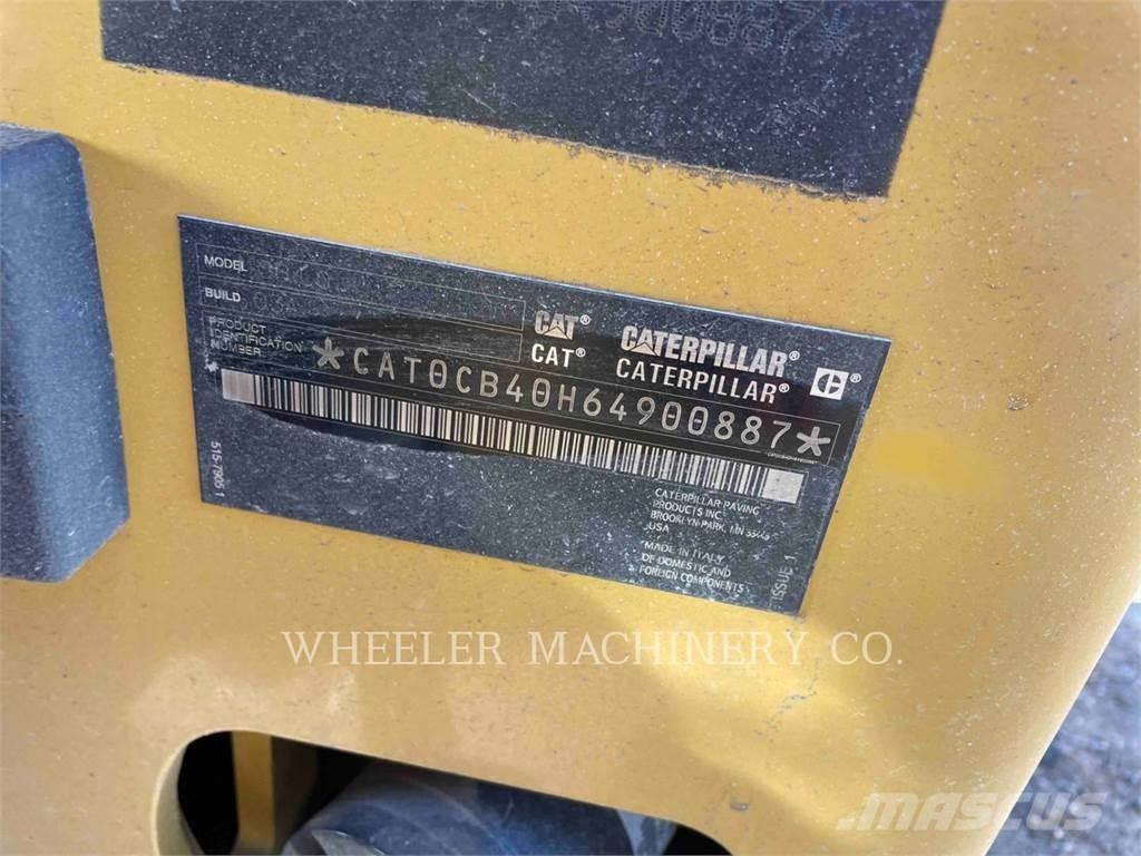 CAT CB4.0 Çift tamburlu silindirler