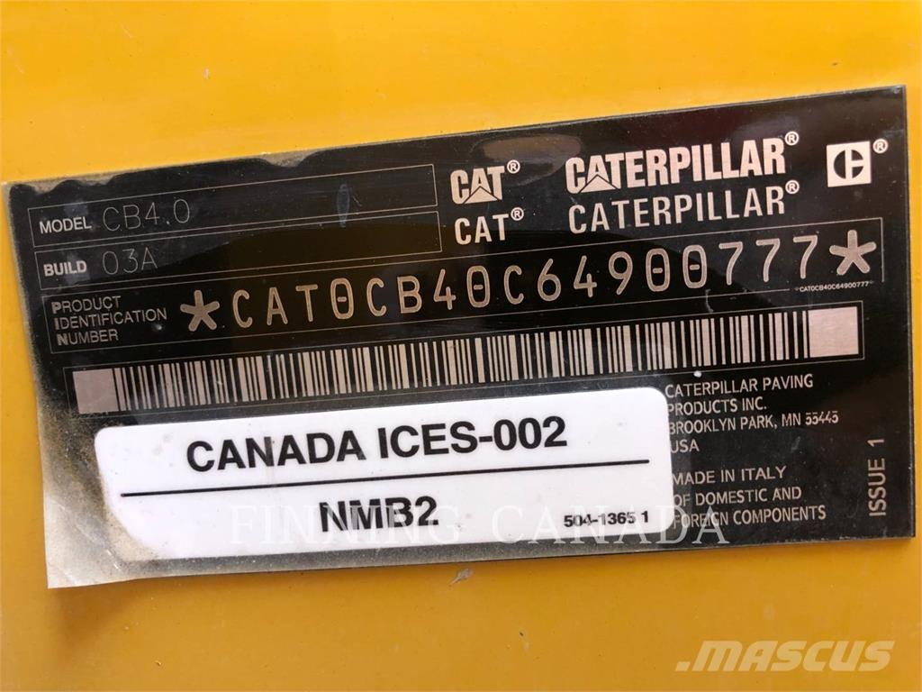 CAT CB4.0-03 Zemin sıkıştırma makineleri